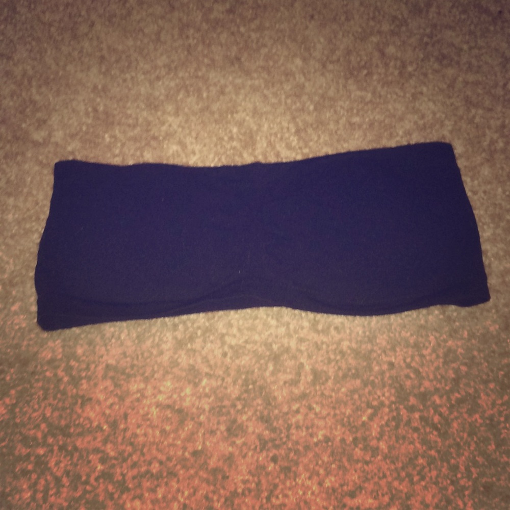 Black Bandeau Bra